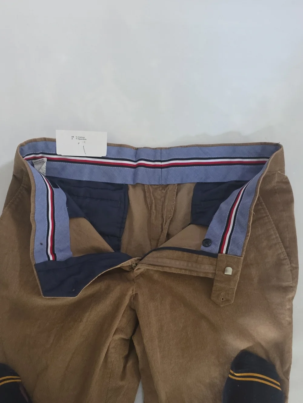 Men's Brown Classic Chino Pants New
